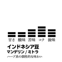 画像をギャラリービューアに読み込む, 【水出し】インドネシア/マンデリンコーヒー豆-すーっとすっきり、ハーブの香り-