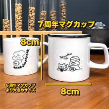 画像をギャラリービューアに読み込む, ７周年マグカップ