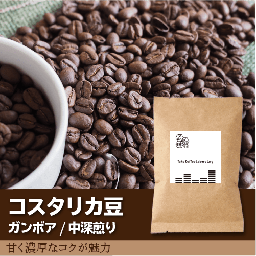 コスタリカ/ガンボアコーヒー豆-甘く濃厚なコクが魅力-